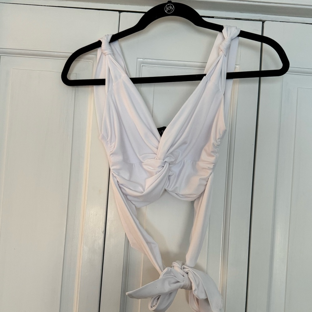 White Princess Polly crop top